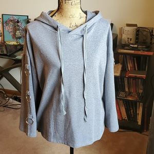 Very J grey pullover hoodie size Small